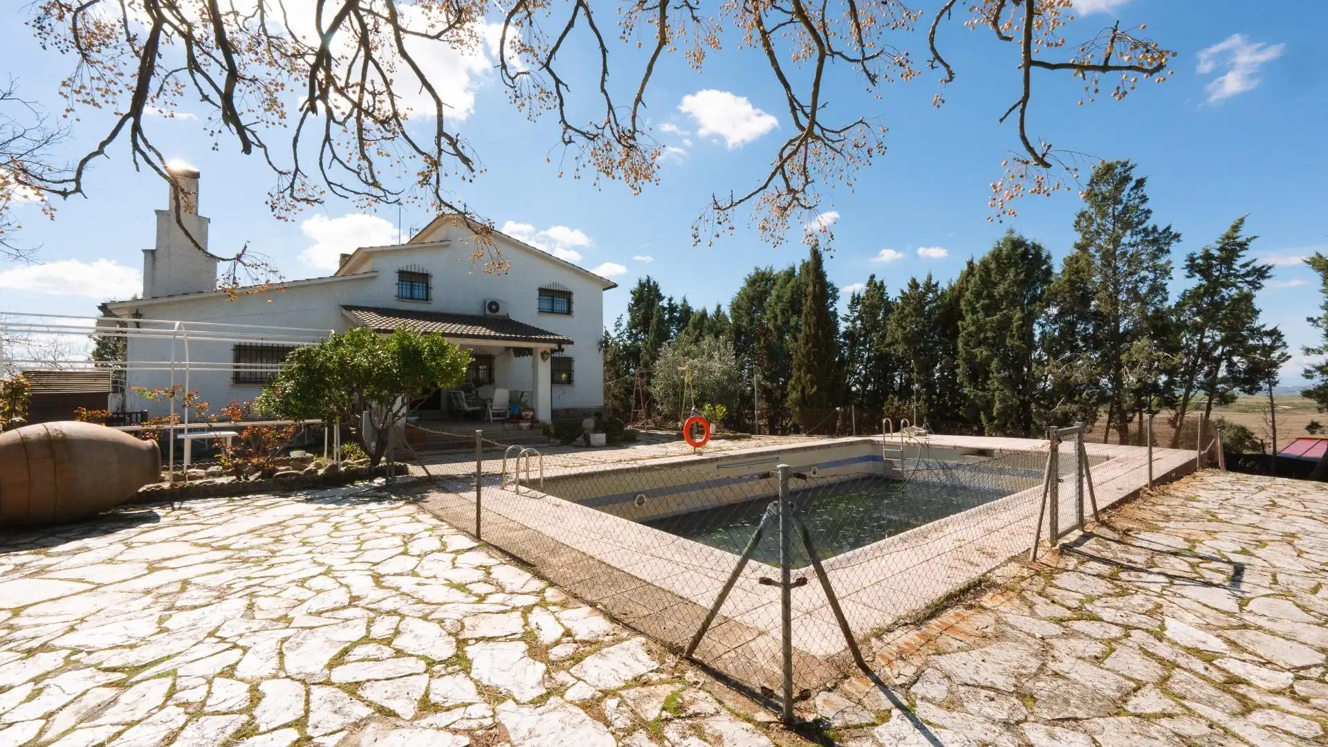 Vista exterior de Finca rústica en venda en Carranque amb Aire condicionat, Jardí privat i Terrassa