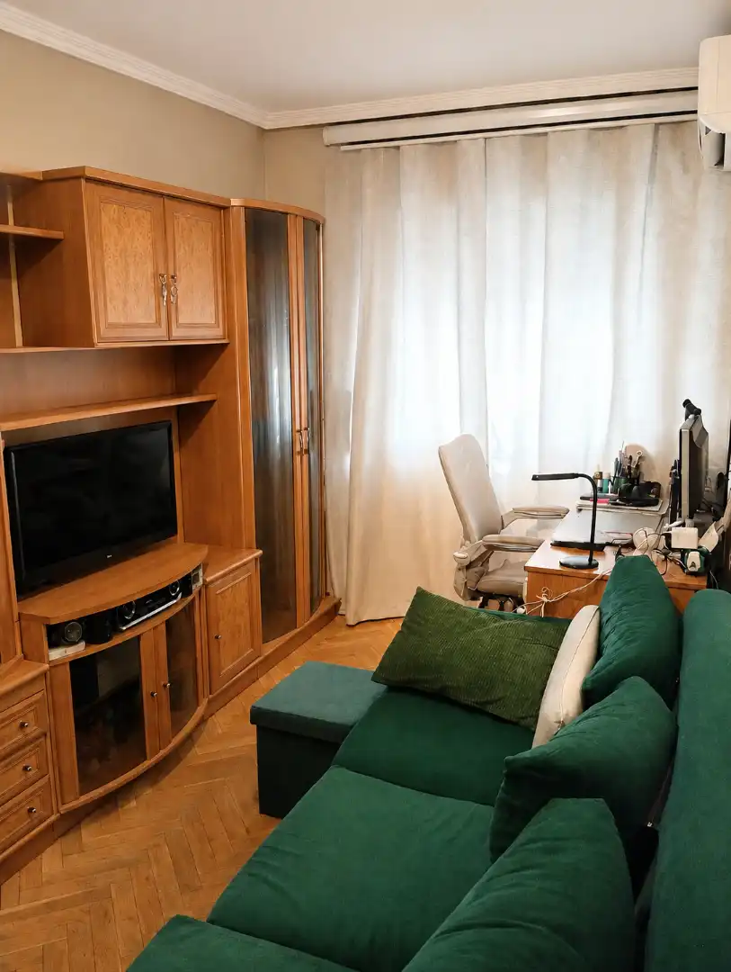 Sala d'estar de Pis en venda en Madrid amb Aire condicionat, Calefacció i Moblat