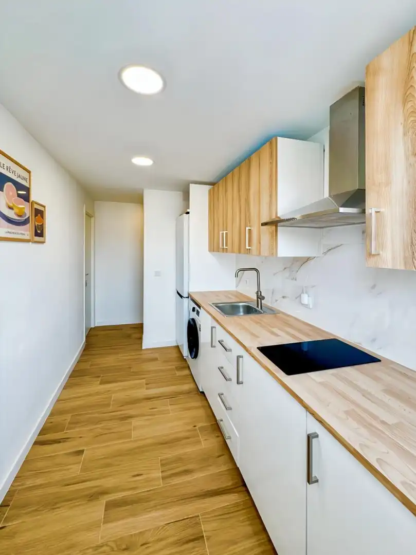 Kitchen of Flat for sale in Benidorm  with Heating, Furnished and Balcony