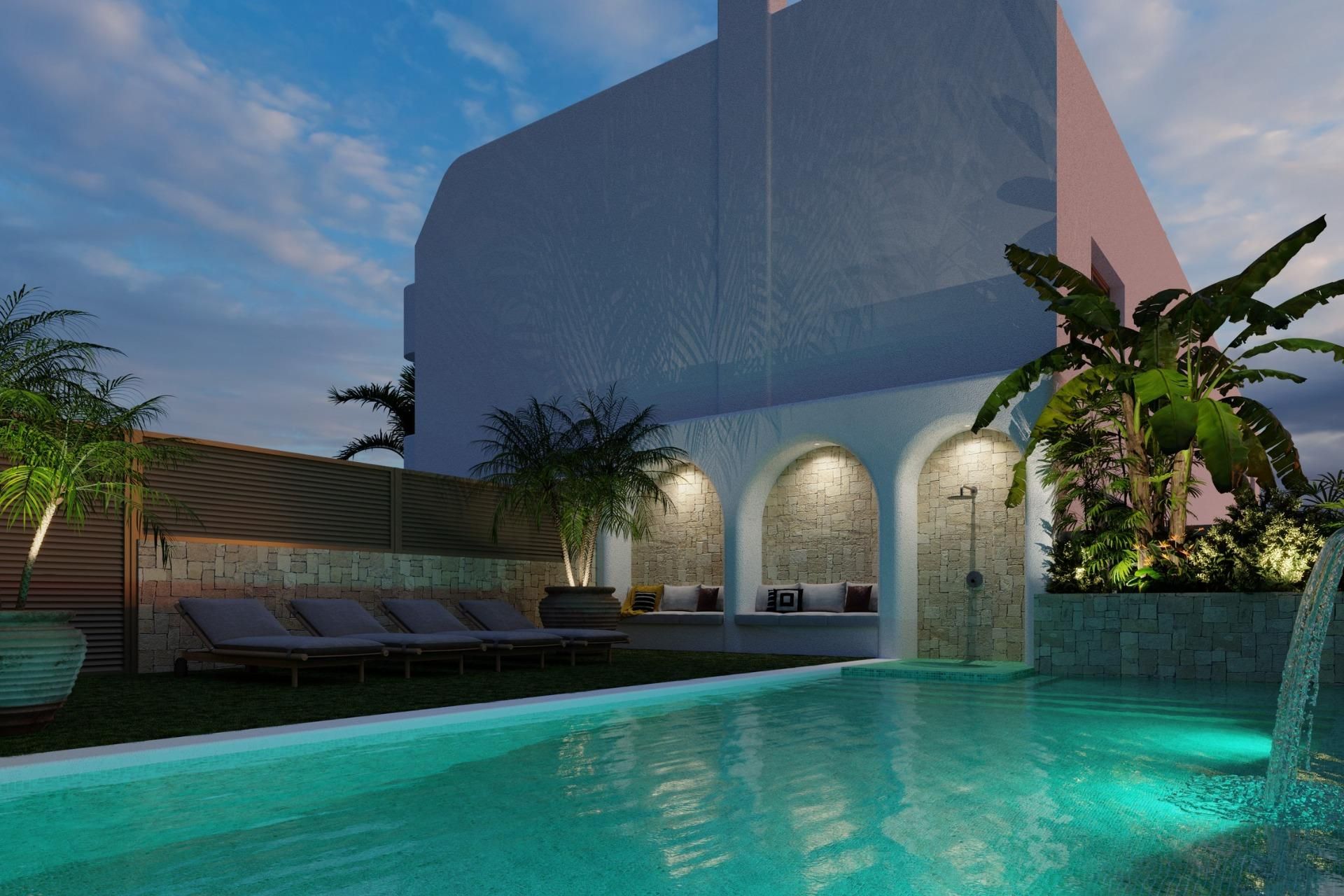 Swimming pool of House or chalet for sale in San Pedro del Pinatar  with Private garden, Terrace and Swimming Pool