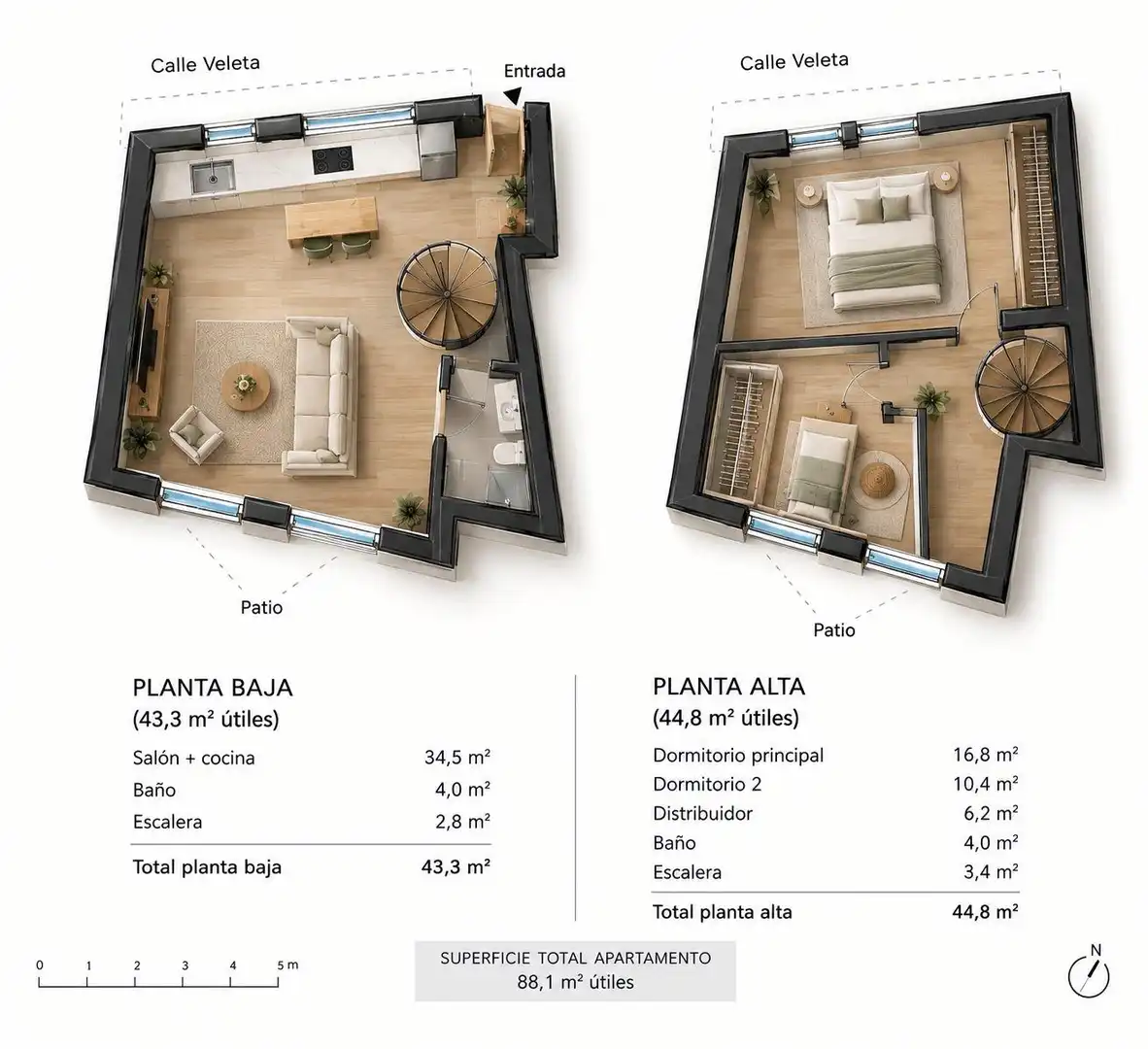 Maison jumelée à vendre à Calle VELETA, imagen 3
