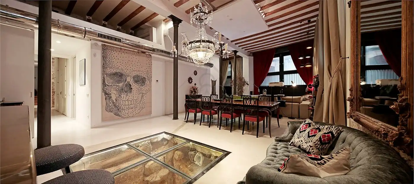 Sala d'estar de Loft en venda en Barcelona amb Aire condicionat i Calefacció