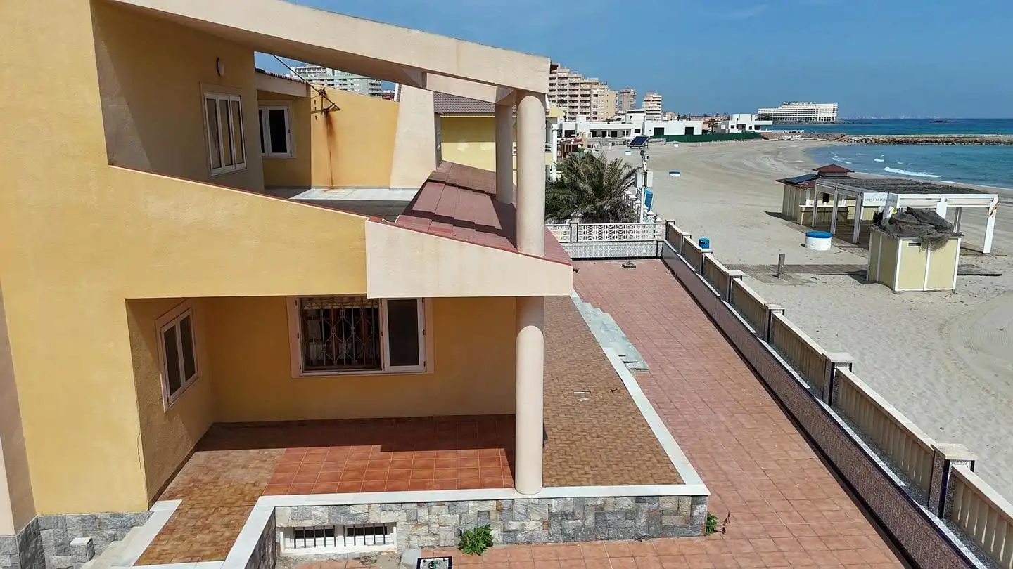 Terrace of Houses for sale in La Manga del Mar Menor  with Private garden, Terrace and Furnished