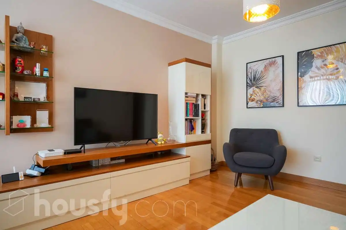 Sala de estar de Piso en venta en Madrid con Aire acondicionado, Calefacción y Jardín privado