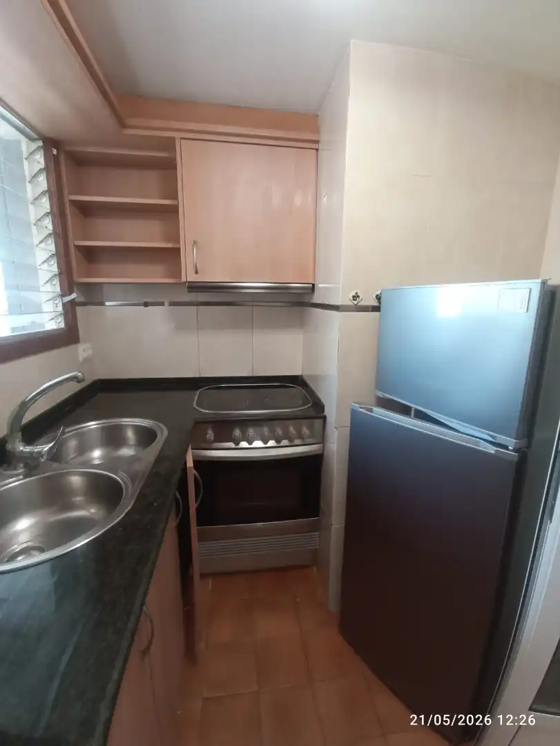 Küche von Wohnung zum Verkauf in Berga mit Heizung, Waschmaschine und Balkon