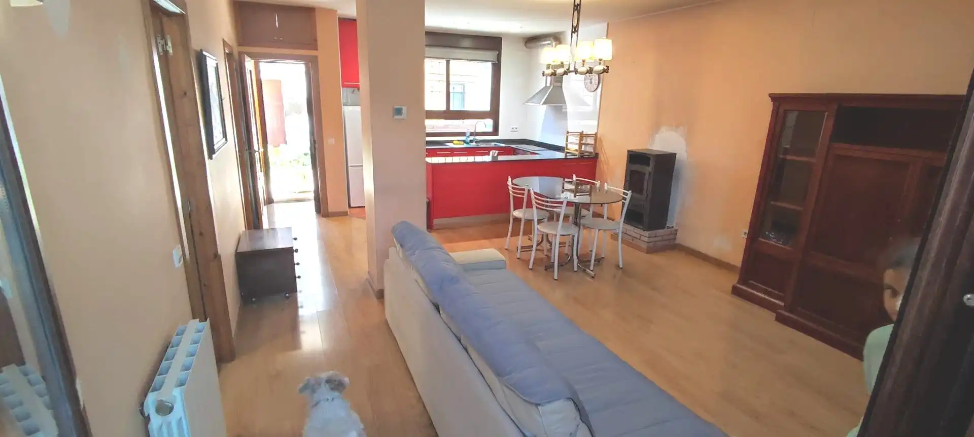 Sala de estar de Piso en venta en La Puebla de Castro con Calefacción, Terraza y Trastero