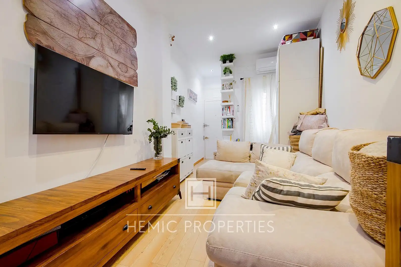 Sala de estar de Apartamento en venta en Madrid con Aire acondicionado, Calefacción y Parquet