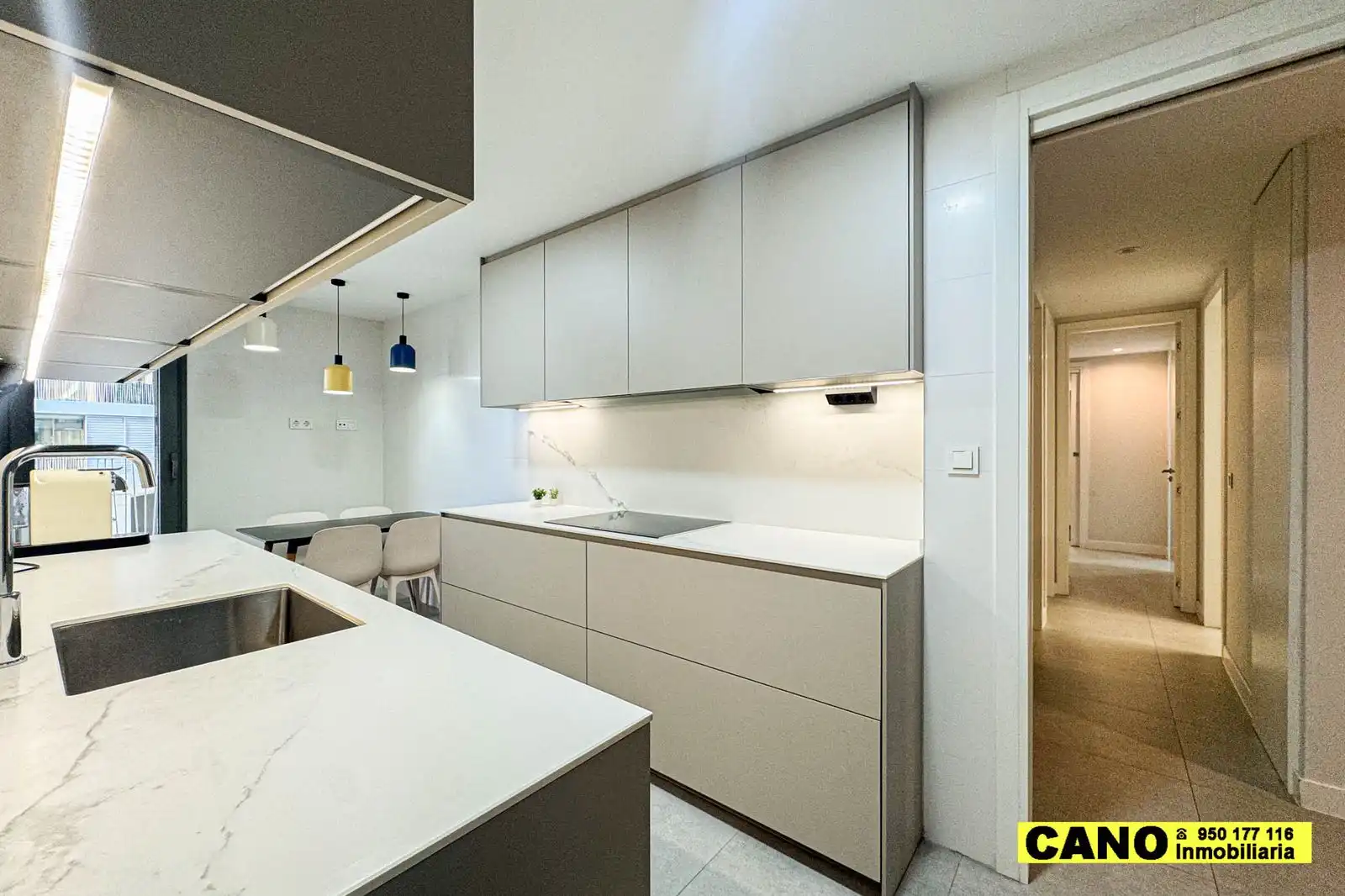 Kitchen of Flat for sale in Almería  with Terrace, Storage room and Swimming Pool