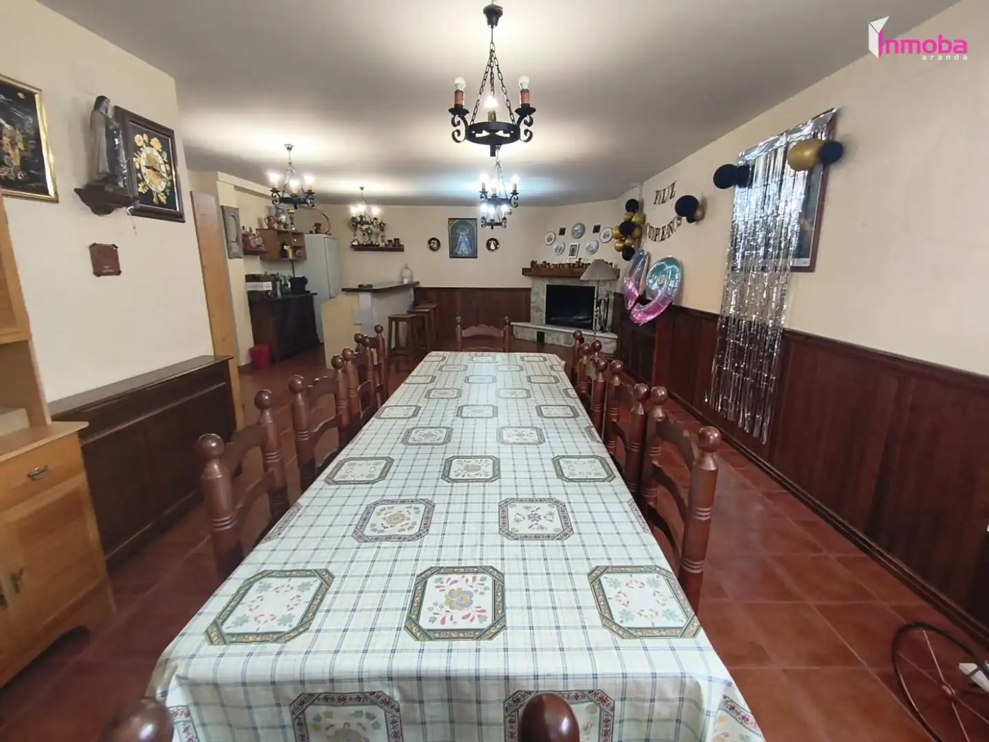 Dining room of Houses for sale in Milagros  with Heating, Private garden and Parquet flooring