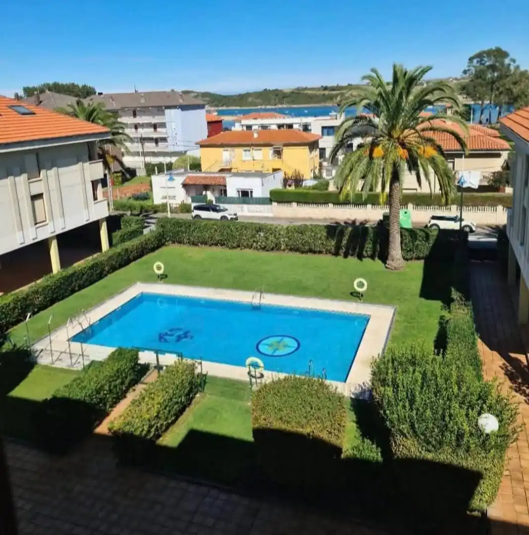 Swimming pool of Flat for sale in Suances  with Air Conditioner, Heating and Terrace