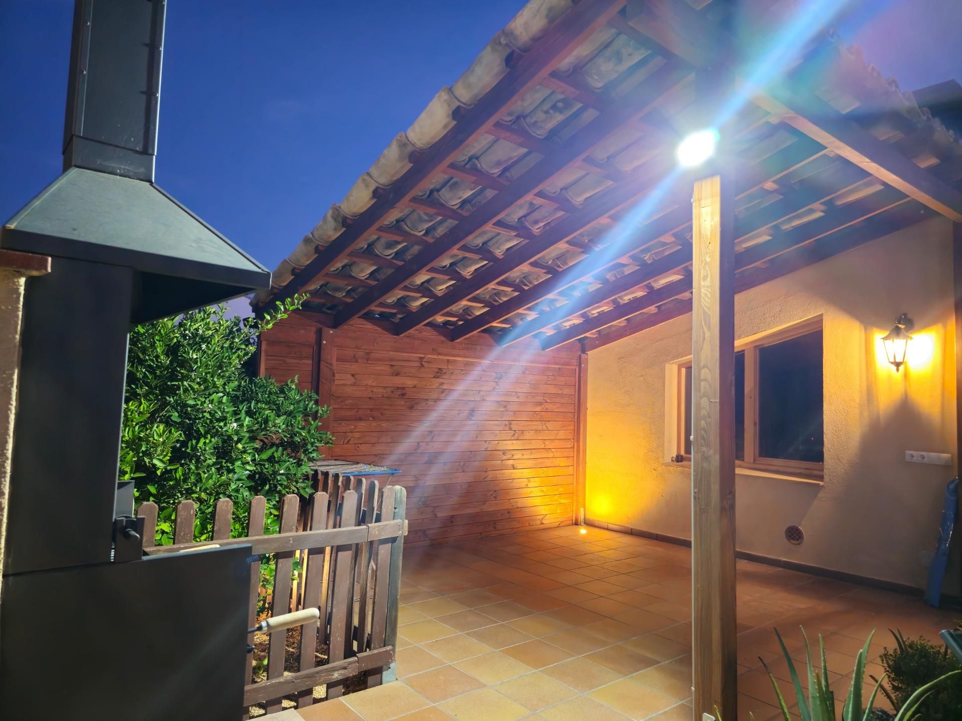 Terrassa de Casa o xalet de lloguer en Sant Martí Sarroca amb Jardí privat, Terrassa i Piscina