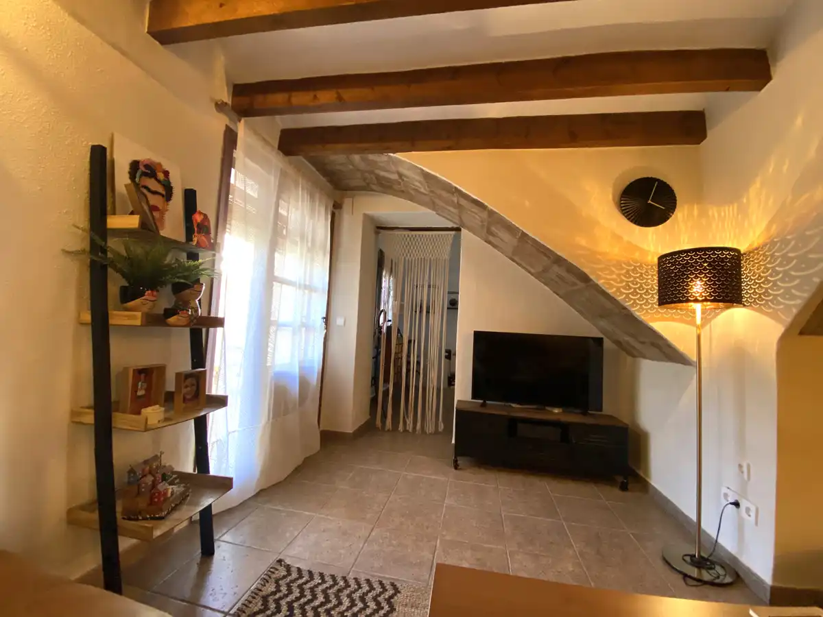 Living room of Detached homes for sale in Sanet y Negrals  with Air Conditioner, Heating and Terrace