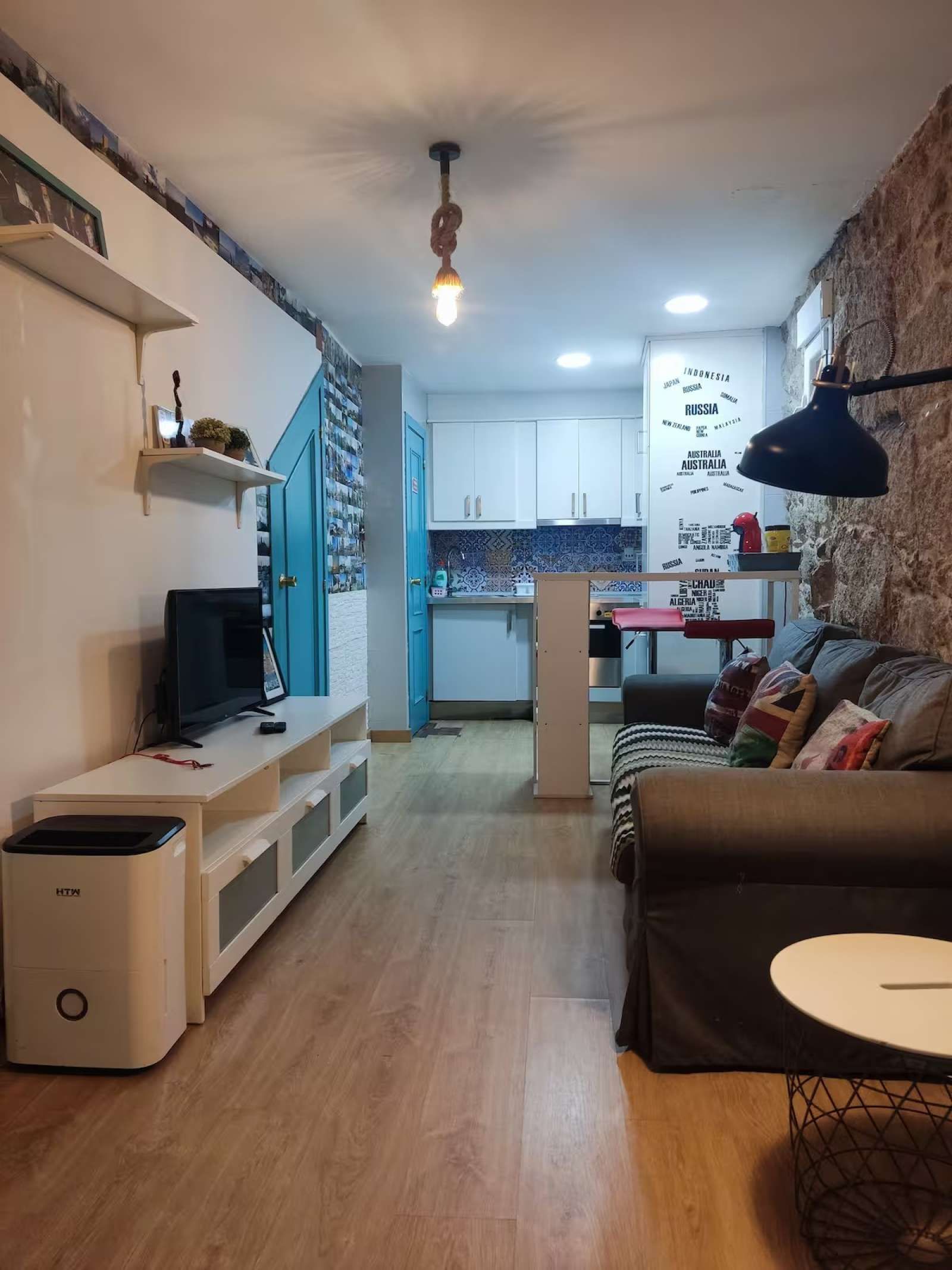 Sala d'estar de Apartament per a compartir en Vigo  amb Terrassa
