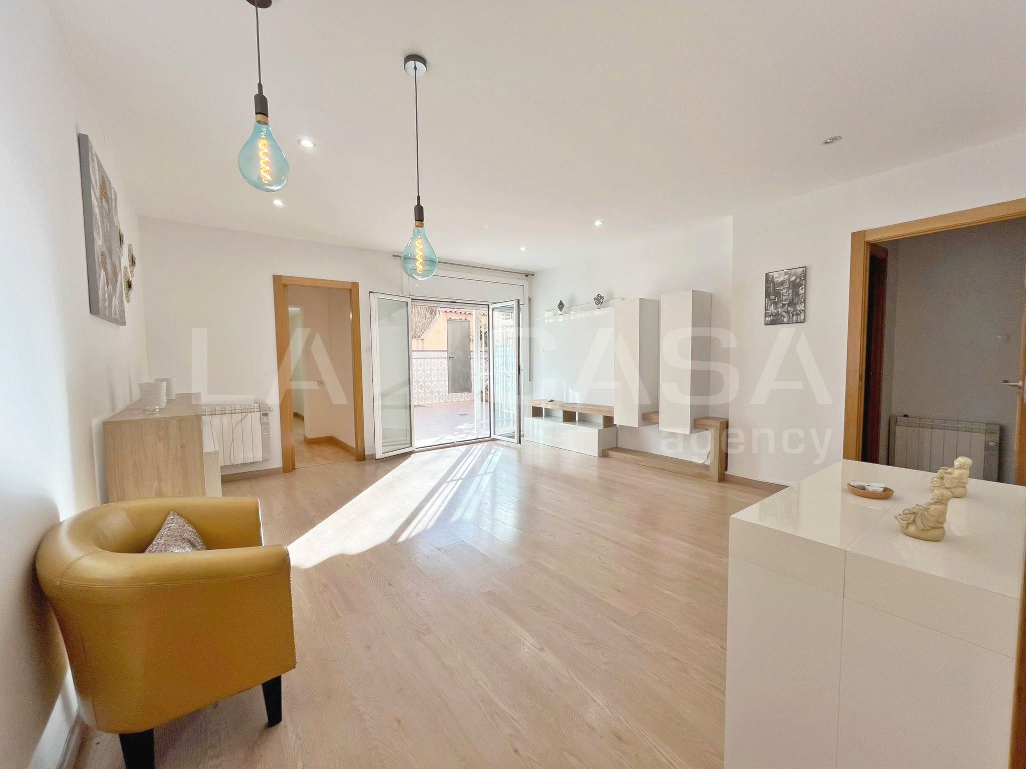 Sala d'estar de Planta baixa en venda en Les Franqueses del Vallès amb Calefacció i Terrassa