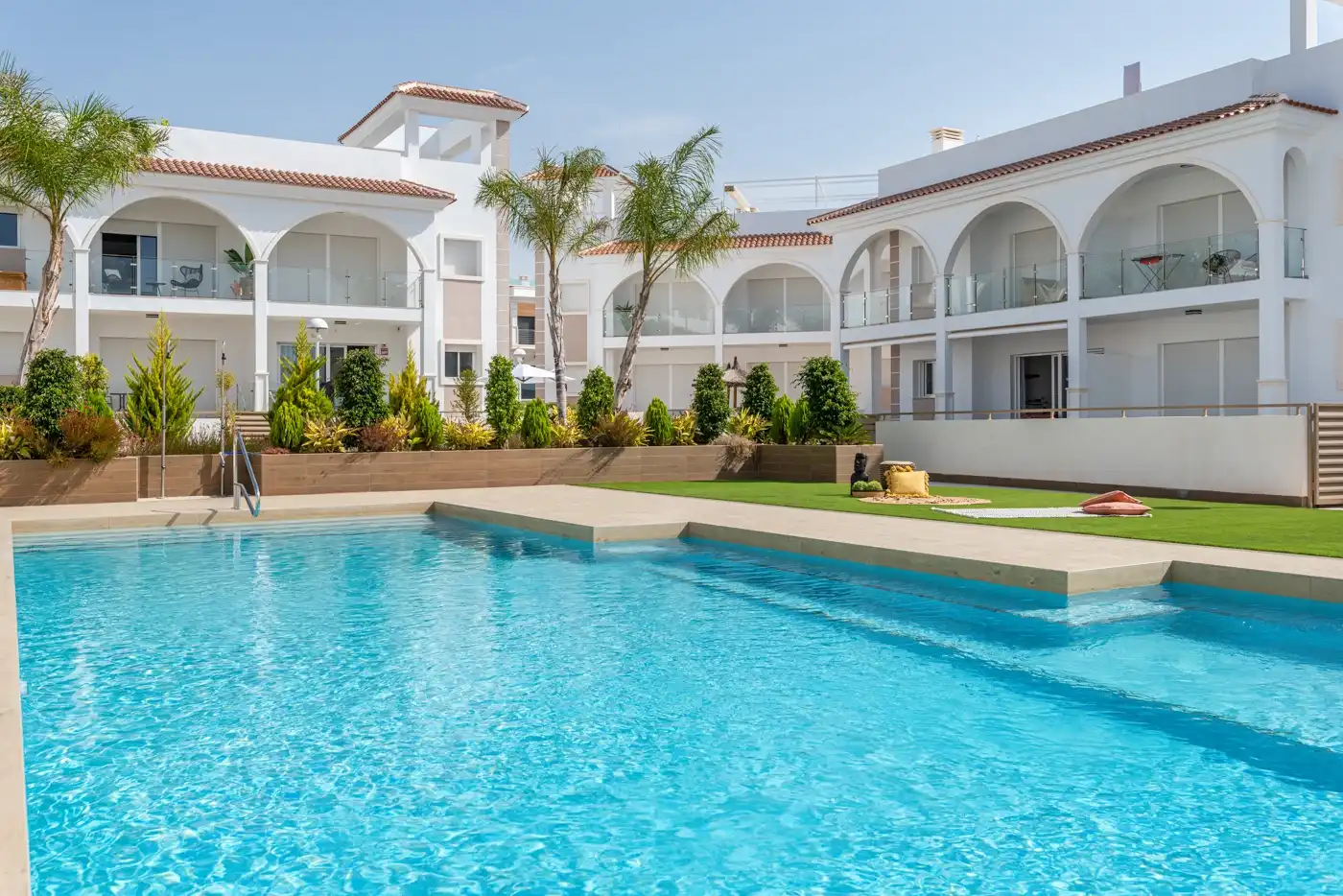 Swimming pool of Attic for sale in Rojales  with Heating, Terrace and Oven