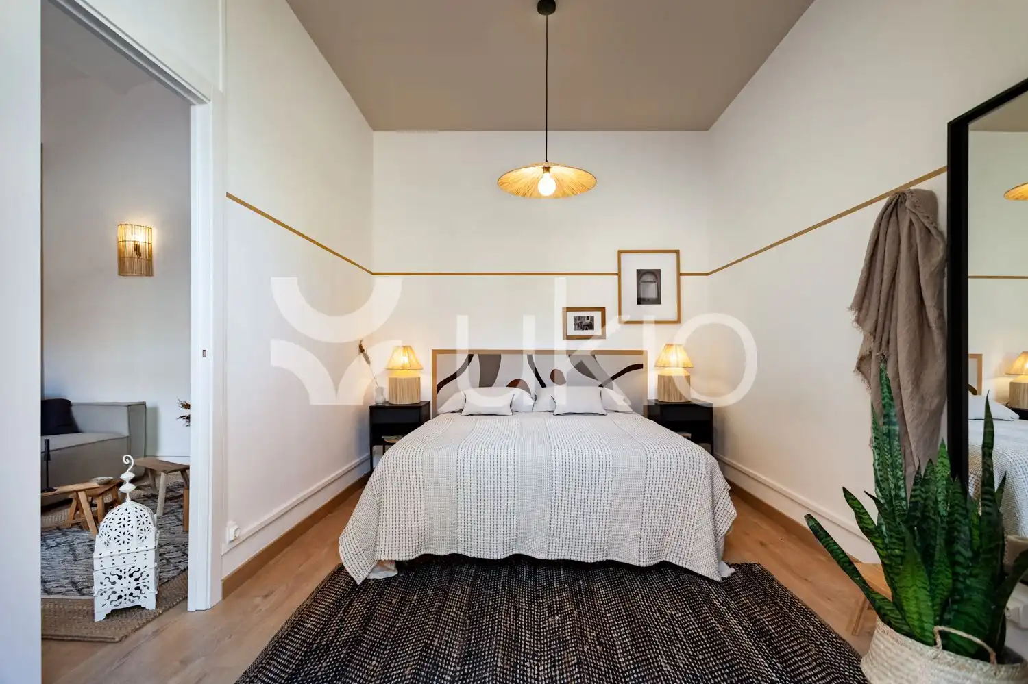 Bedroom of Flat for rent in Barcelona  with Air Conditioner, Heating and Terrace