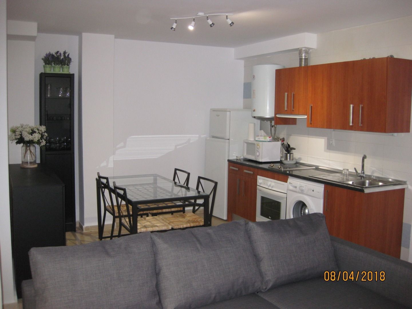 Kitchen of Flat to rent in Málaga Capital  with Air Conditioner, Heating and Oven