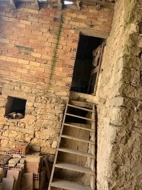 Vista exterior de Casa adosada en venda en Sant Guim de la Plana amb Jardí privat, Traster i TV