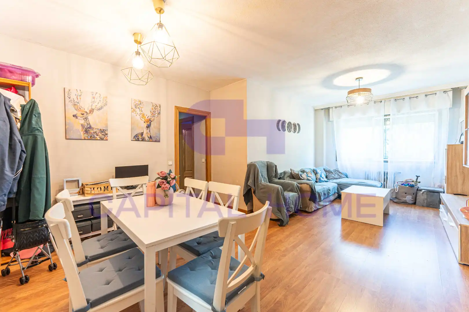 Sala de estar de Piso en venta en Navalcarnero con Calefacción, Amueblado y Horno