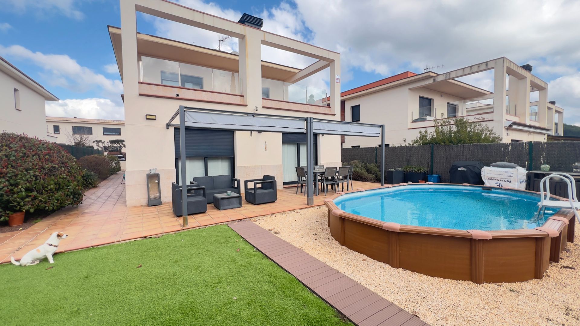 Swimming pool of House or chalet for sale in Sant Julià de Ramis  with Air Conditioner, Heating and Private garden