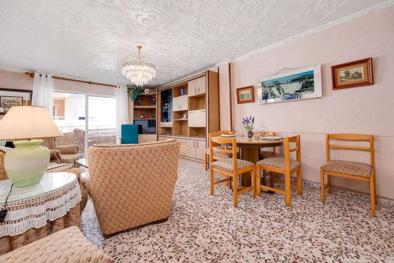 Wohnzimmer von Wohnungen zum Verkauf in Torrevieja mit Terrasse, Möbliert und Balkon