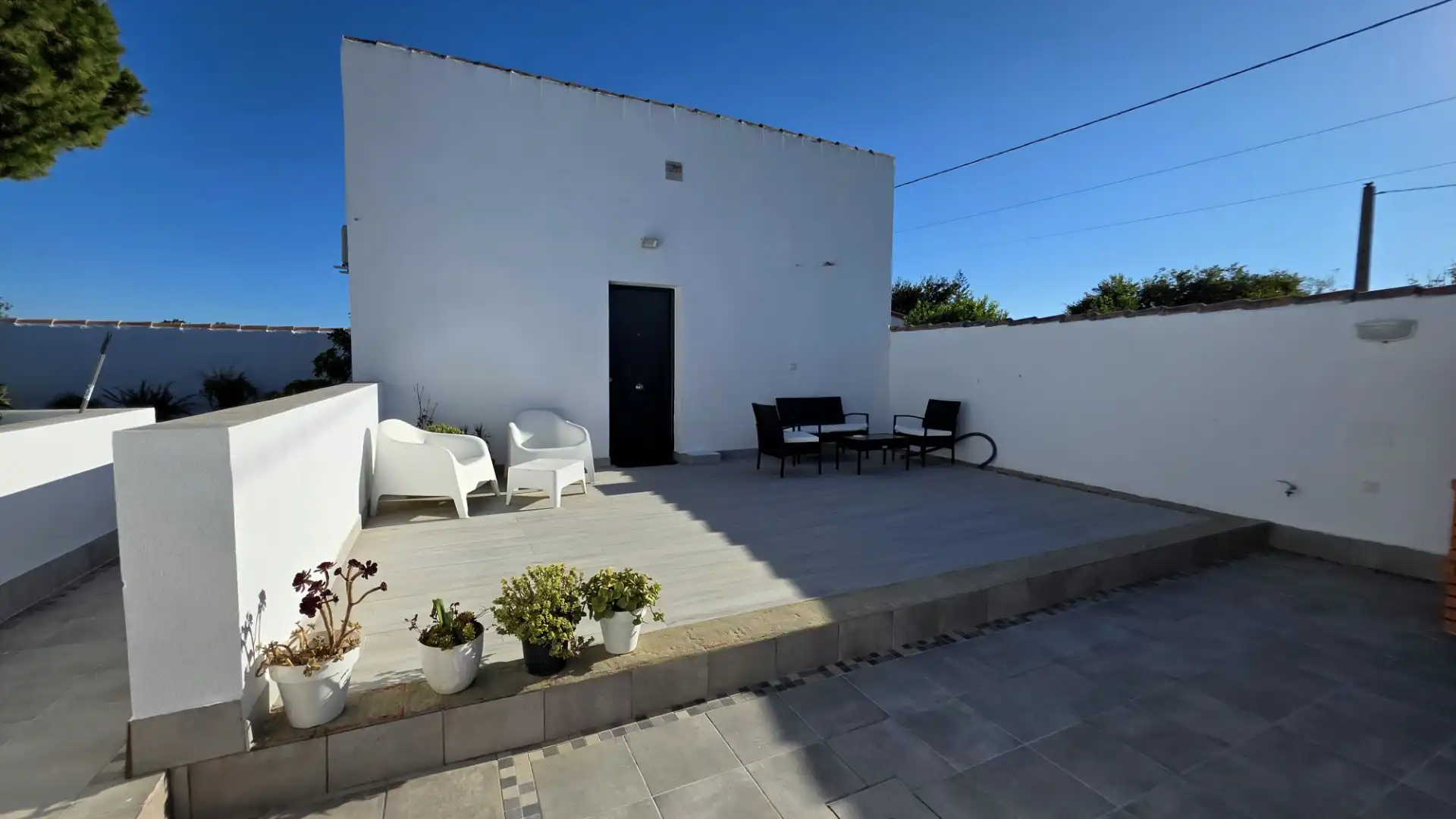 Terrassa de Casa o xalet en venda en Chiclana de la Frontera amb Aire condicionat, Jardí privat i Terrassa