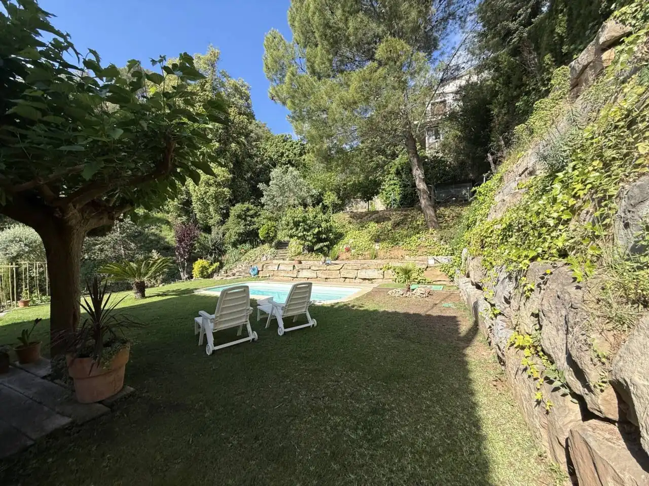 Garden of Houses for sale in Castellar del Vallès  with Heating, Private garden and Terrace