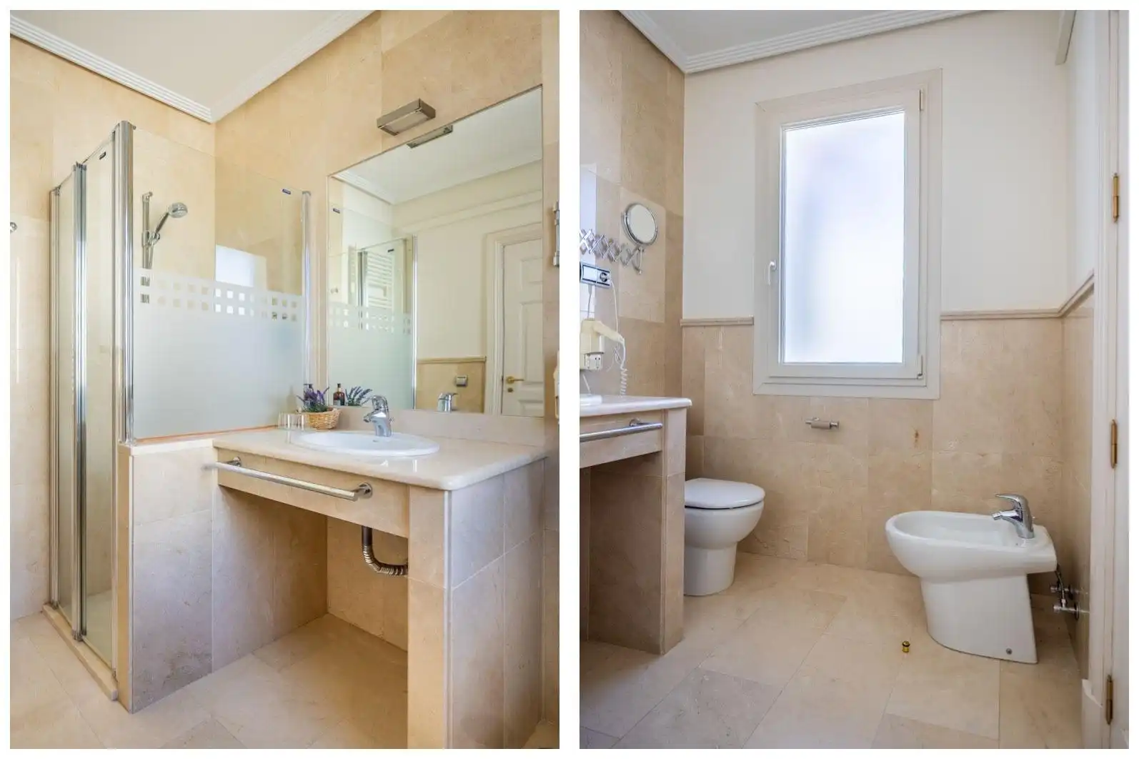 Baño de Casa o chalet de alquiler en Aracena con Aire acondicionado, Jardín privado y Terraza