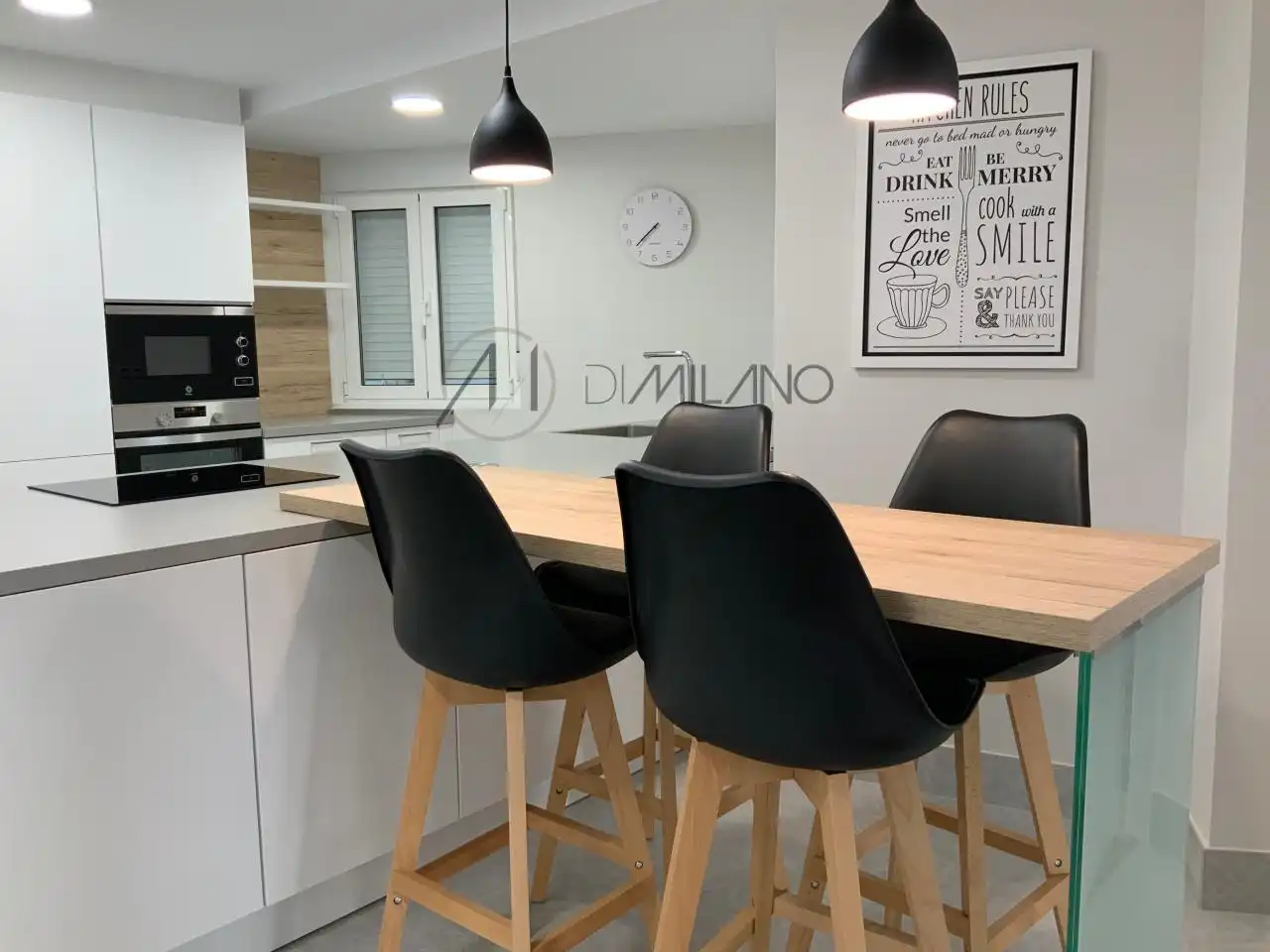 Cocina de Piso de alquiler en Vigo  con Calefacción, Parquet y Trastero