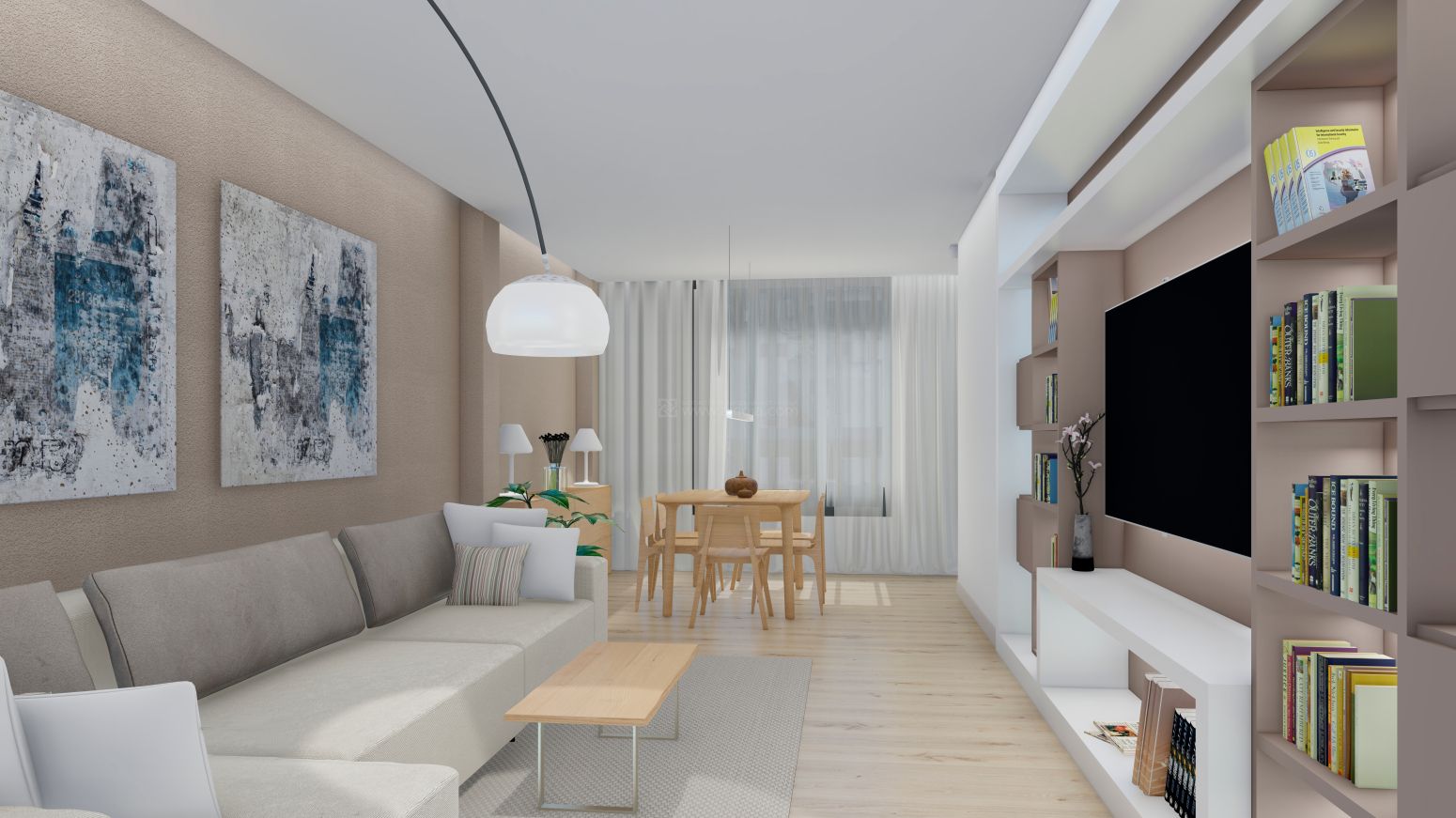 Living room of Flat for sale in  Logroño  with Heating, Private garden and Parquet flooring