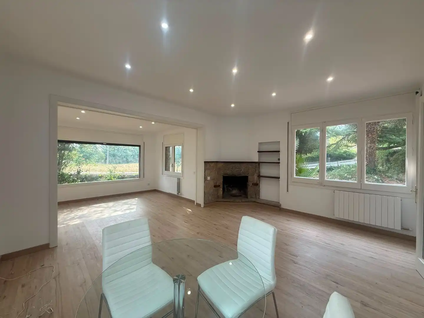 Living room of Houses for rent in Begues  with Heating, Private garden and Parquet flooring
