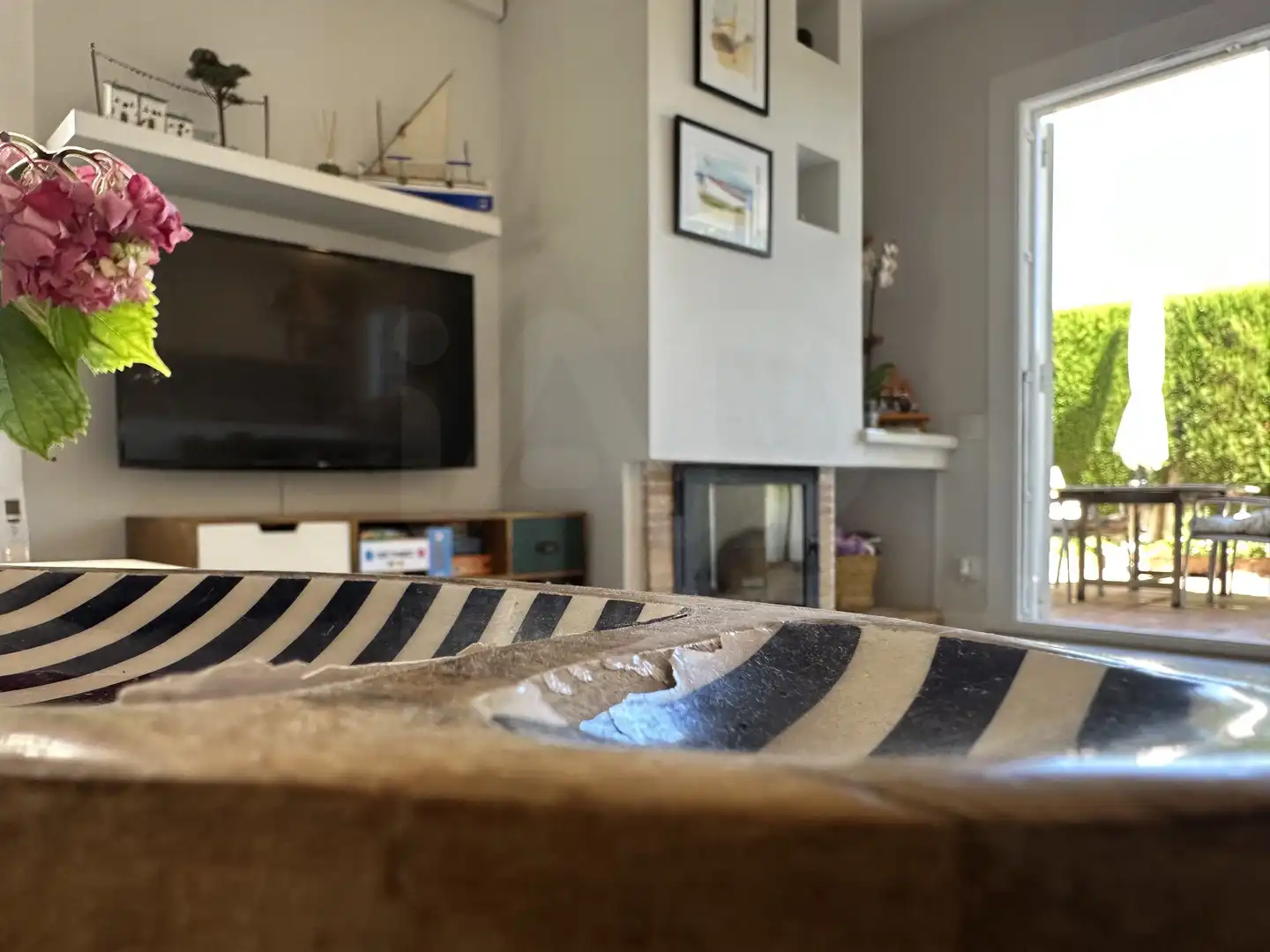 Living room of Houses for sale in Sant Pol de Mar  with Air Conditioner, Heating and Terrace