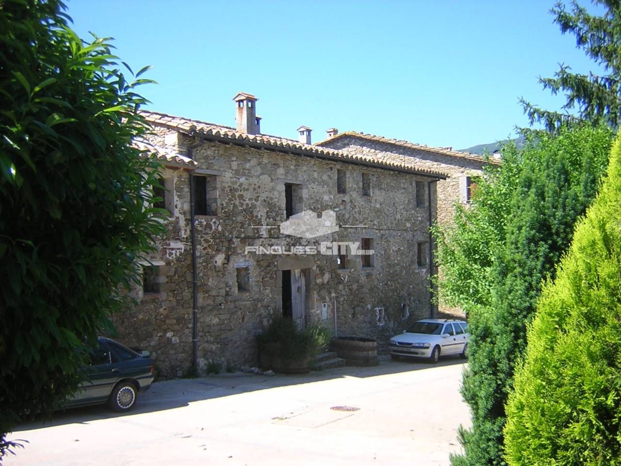 Vista exterior de Casa o xalet en venda en Mieres (Girona) amb Calefacció i Jardí privat