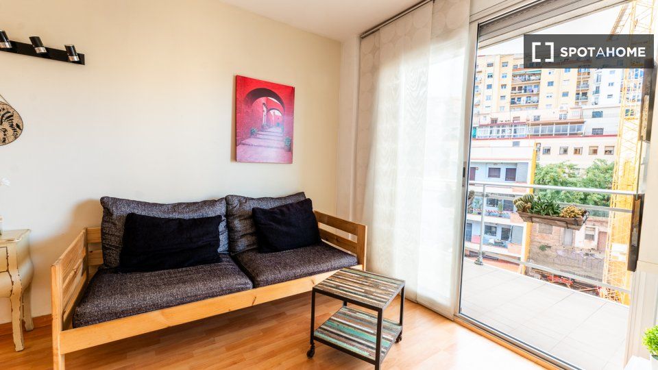 Bedroom of Flat to rent in  Barcelona Capital  with Air Conditioner, Heating and Furnished