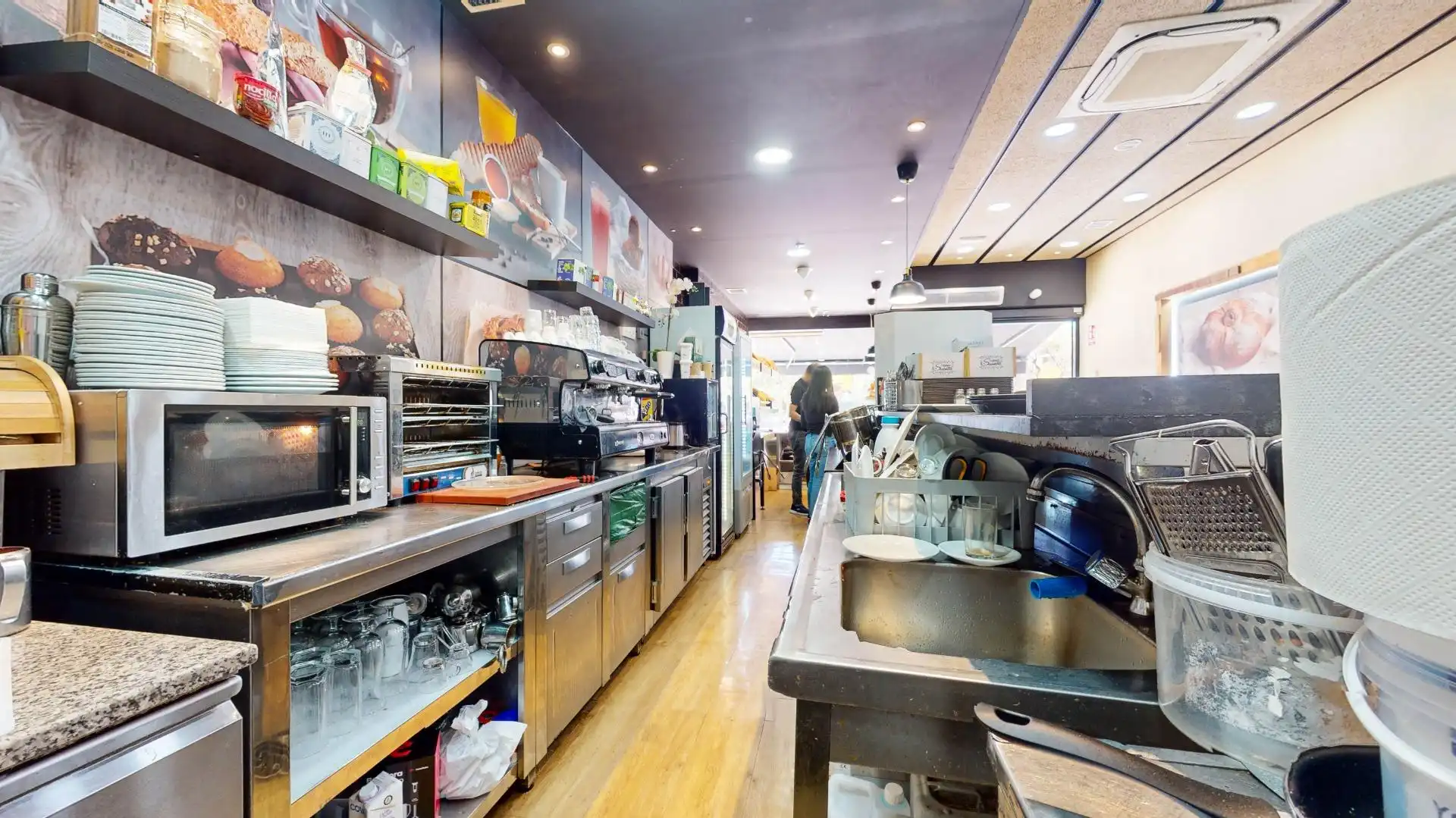 Cocina de Local en traspaso en Málaga con Aire acondicionado, Terraza y Amueblado