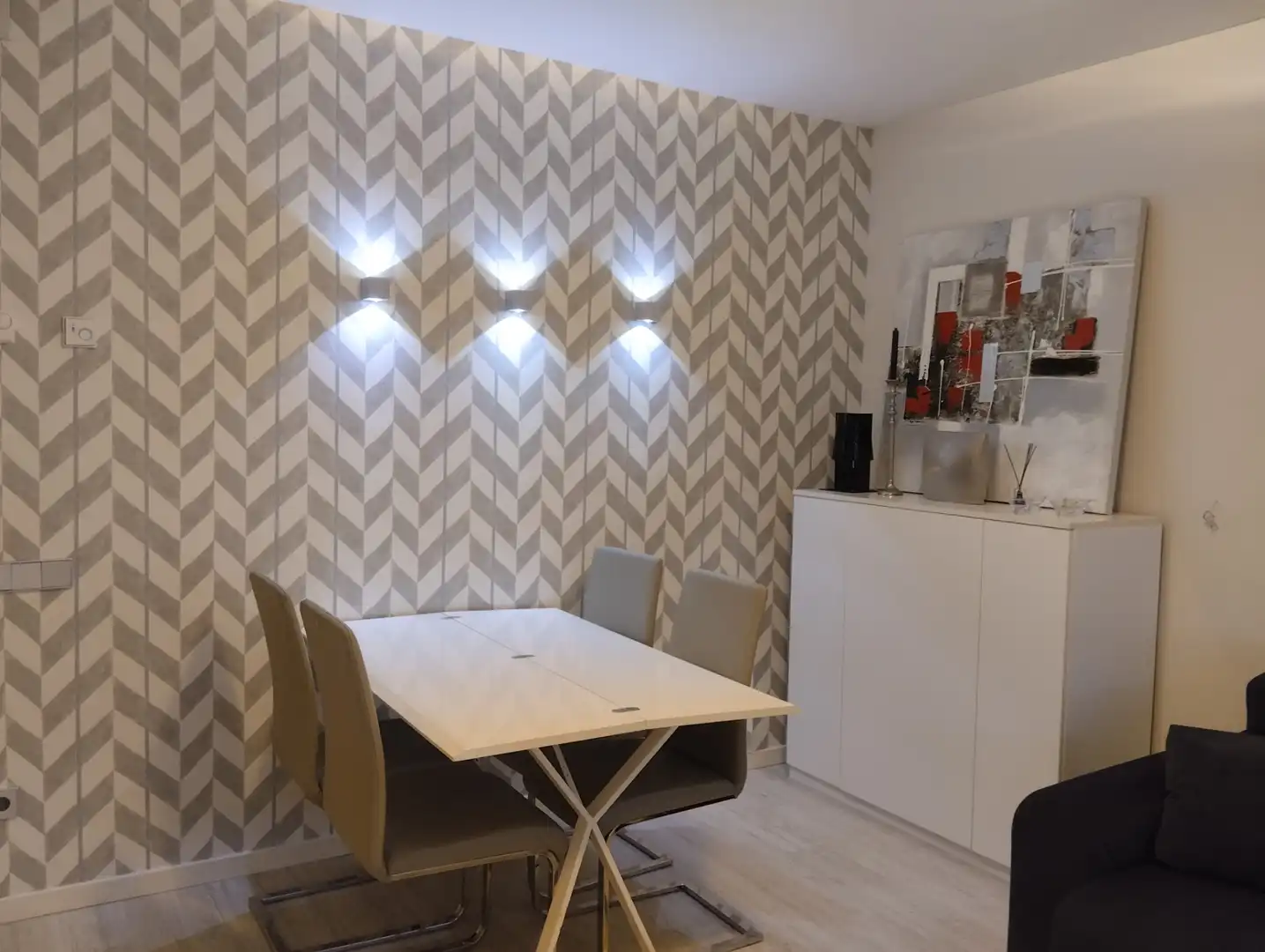 Esszimmer von Wohnung zur Miete in Zaragoza mit Klimaanlage, Heizung und Möbliert