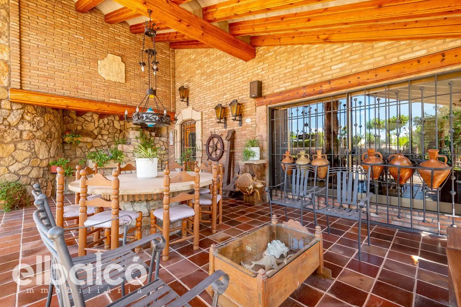 Terraza de Casa o chalet en venta en El Milà con Aire acondicionado, Jardín privado y Terraza