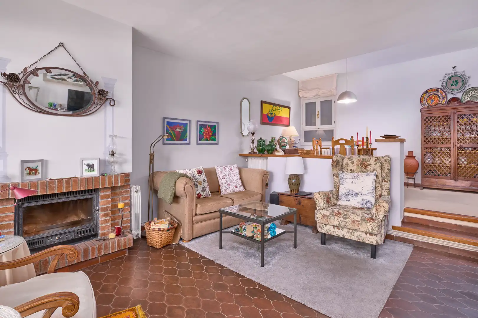 Wohnzimmer von Wohnung zum Verkauf in Collado Mediano mit Heizung, Terrasse und Abstellraum