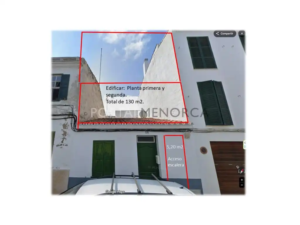 Vista exterior de Residencial en venda en Maó - Mahón