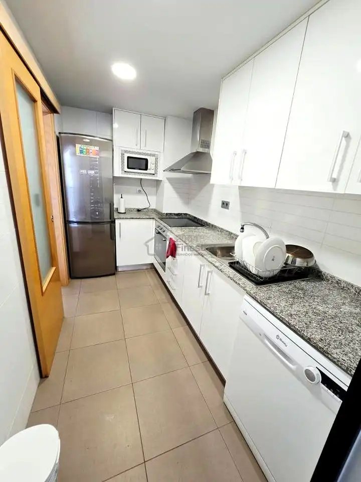 Kitchen of Flat for sale in Benidorm  with Air Conditioner, Terrace and Furnished