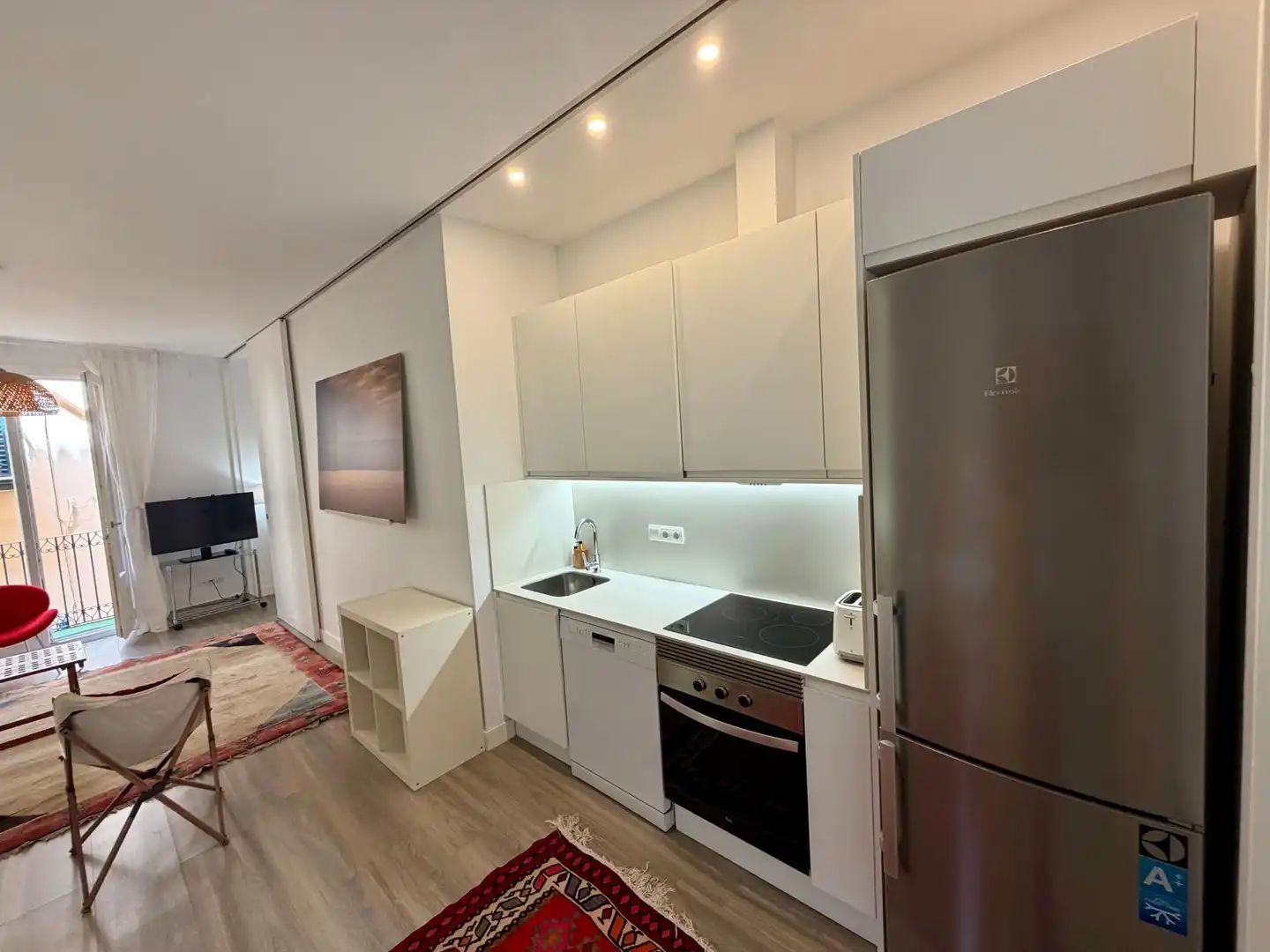 Kitchen of Flat for rent in  Palma de Mallorca  with Air Conditioner, Heating and Parquet flooring