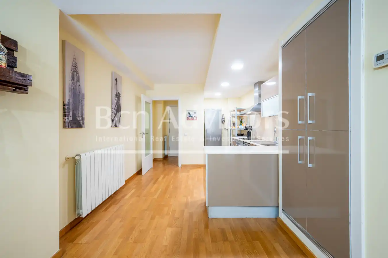 Kitchen of Flat for sale in Barcelona  with Air Conditioner, Heating and Parquet flooring
