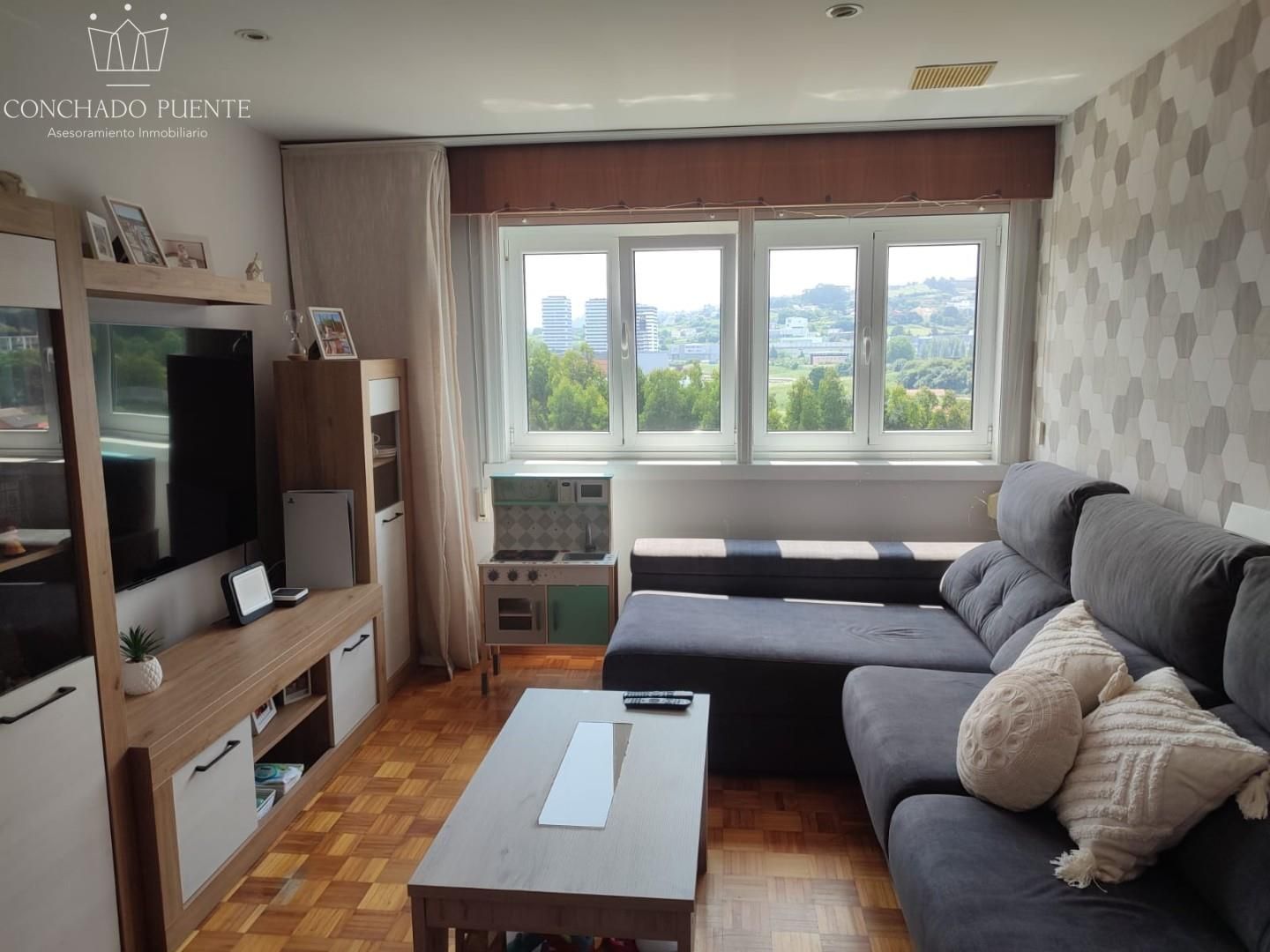 Living room of Duplex for sale in A Coruña Capital 