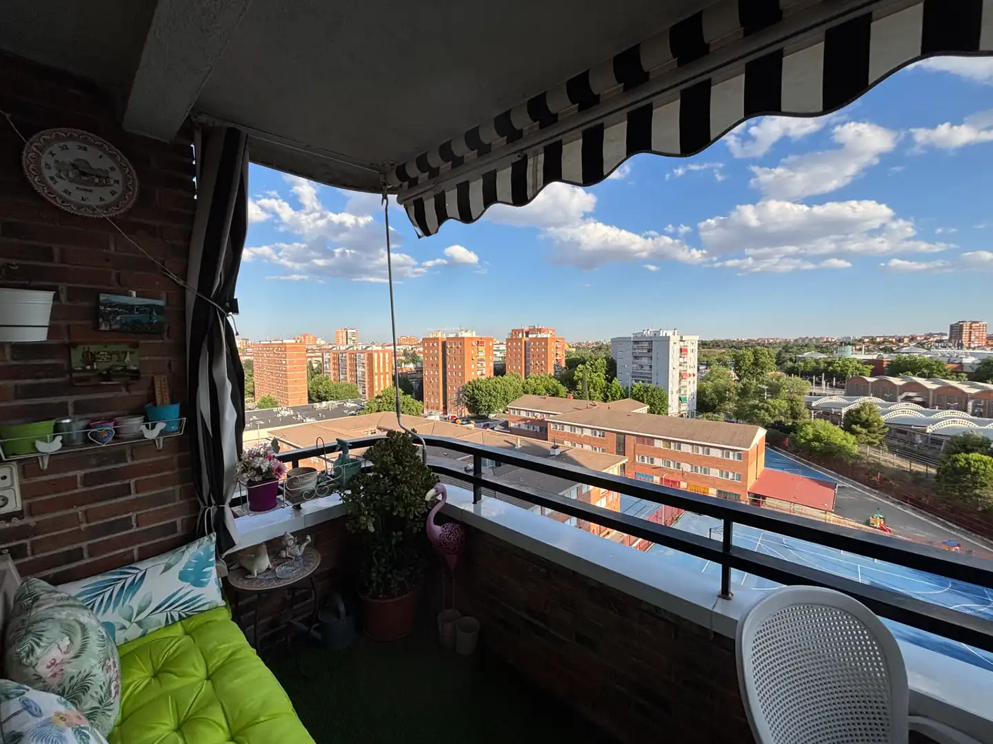 Terrasse von Wohnung zum Verkauf in Madrid mit Heizung, Privatgarten und Terrasse