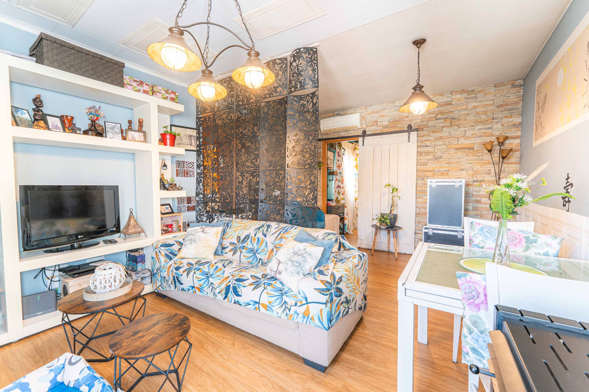 Sala d'estar de Pis en venda en Casarrubios del Monte amb Aire condicionat, Calefacció i Moblat