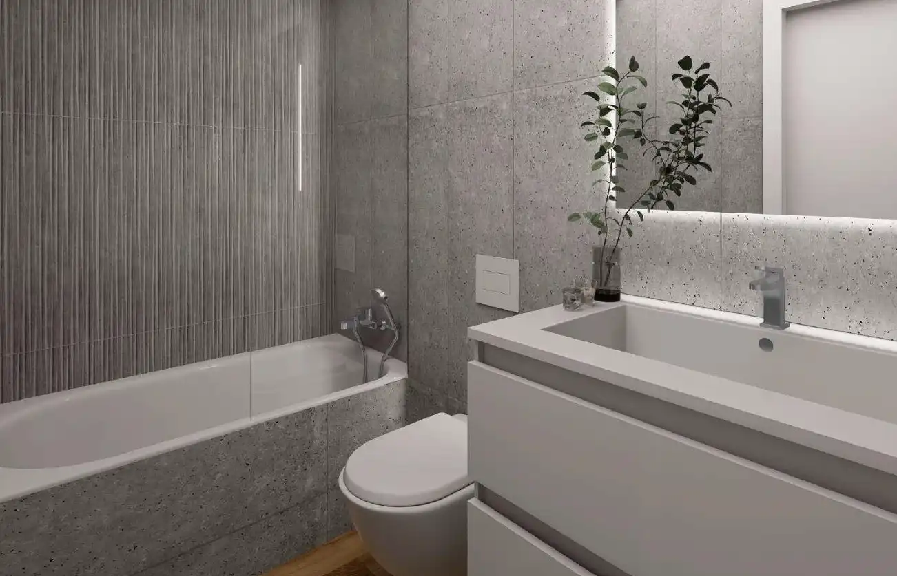 Baño de Apartamento en venta en Jávea / Xàbia con Terraza y Piscina