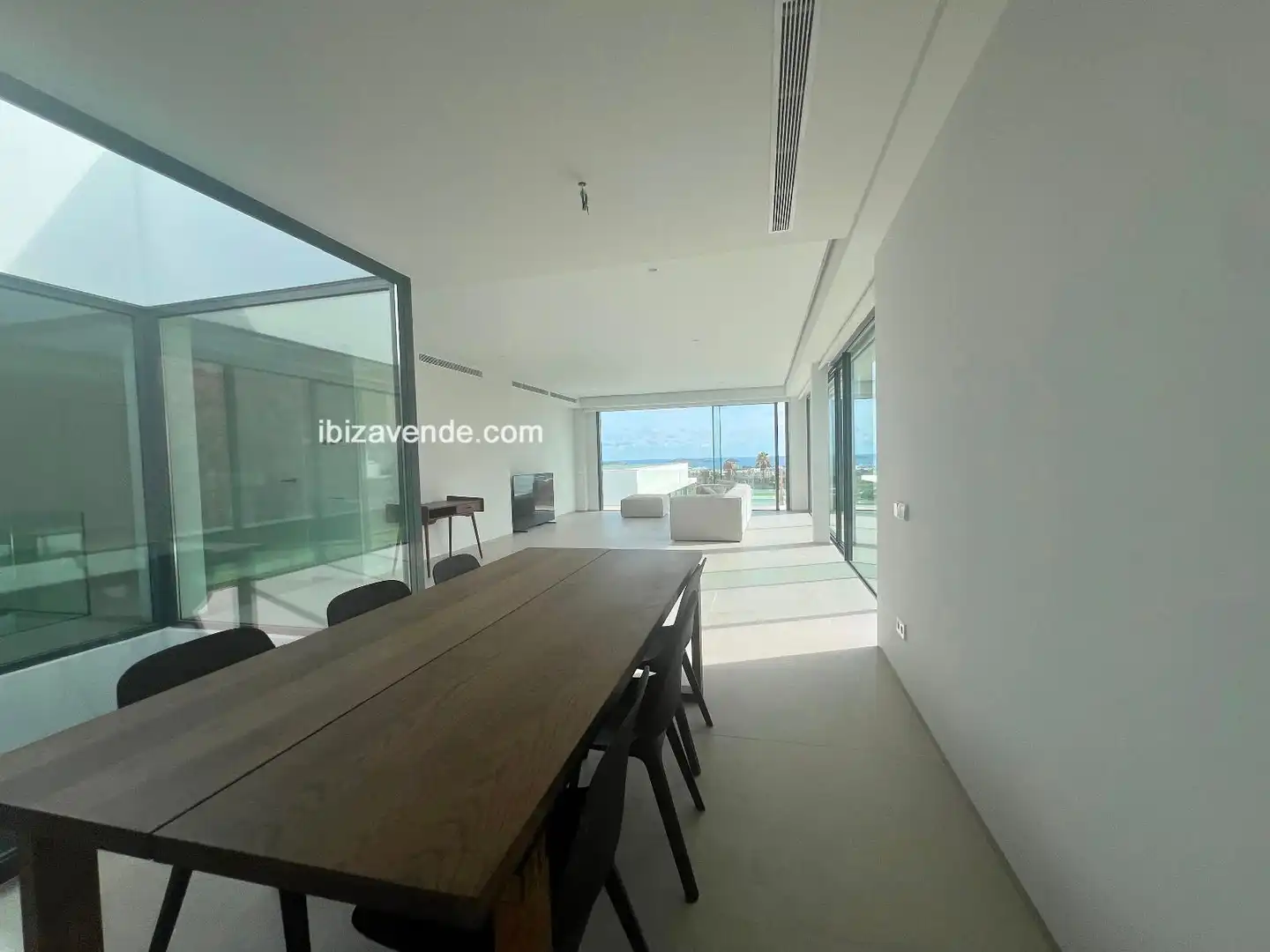 Comedor de Casa o chalet de alquiler en Santa Eulària des Riu con Aire acondicionado, Calefacción y Jardín privado