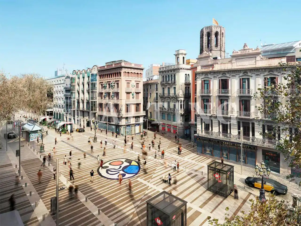 Vista exterior de Oficina de alquiler en Barcelona con Aire acondicionado, Calefacción y Terraza