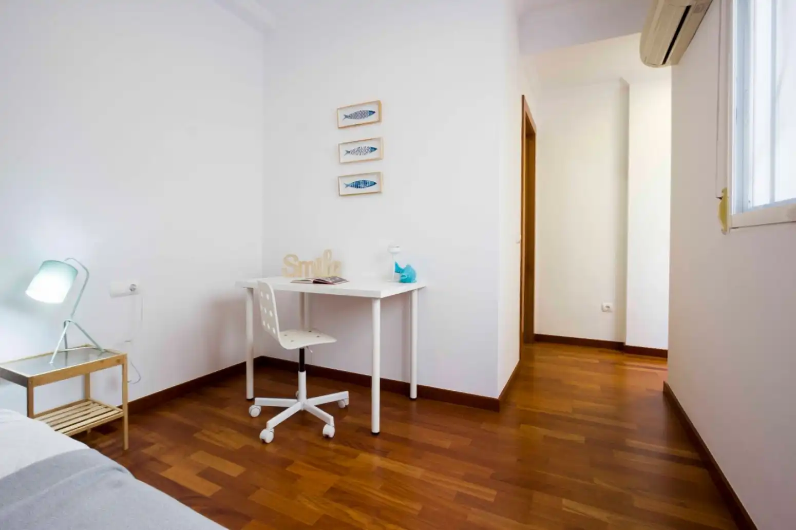 Schlafzimmer von Dachboden zum Verkauf in Rafelbuñol / Rafelbunyol mit Klimaanlage, Heizung und Parkett