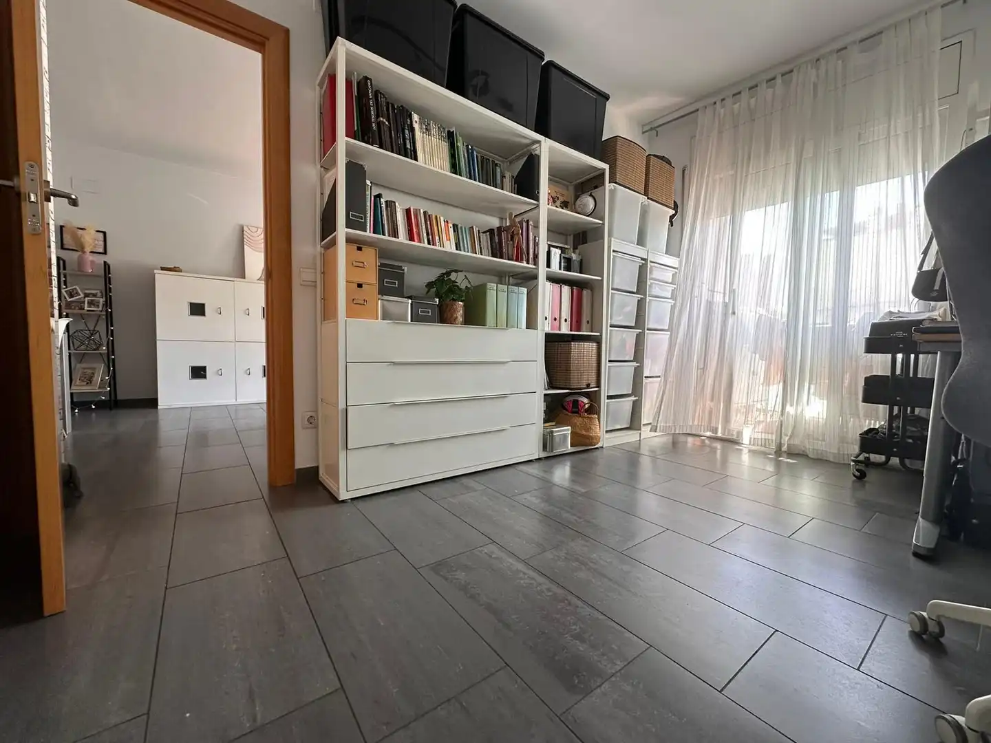 Sala de estar de Piso de alquiler en Badalona con Calefacción, Terraza y Amueblado